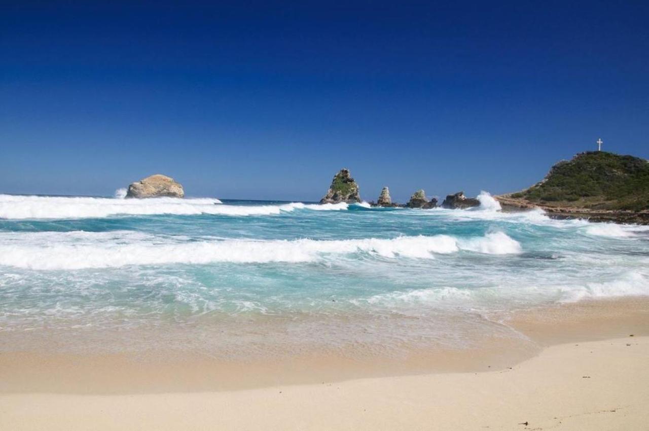 Studio Mojito Vue Mer,Piscine Avec Cuve Eau Et Acces Plage Et Piscine Anse Des Rochers Saint-Francois  Ngoại thất bức ảnh